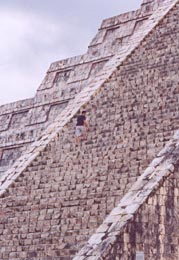 Climbing El Castillo